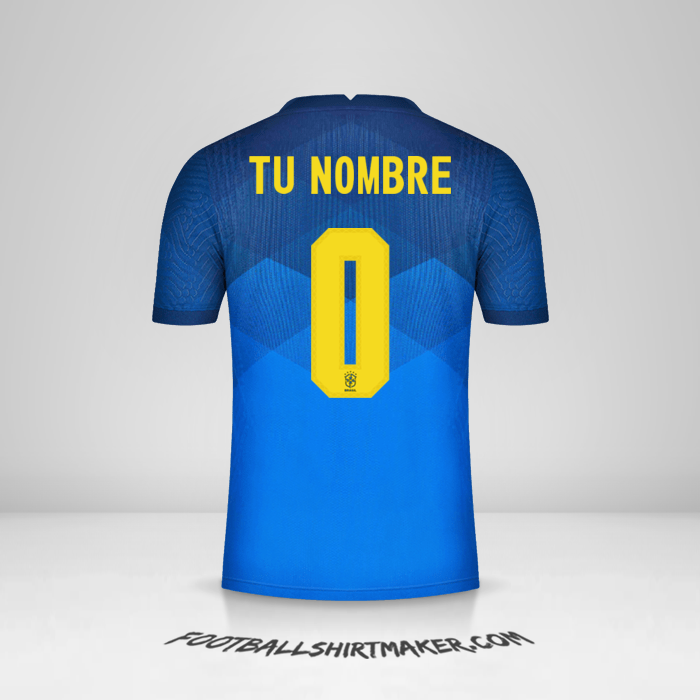 Camiseta Brasil 2020/21 II -  tu nombre - 0