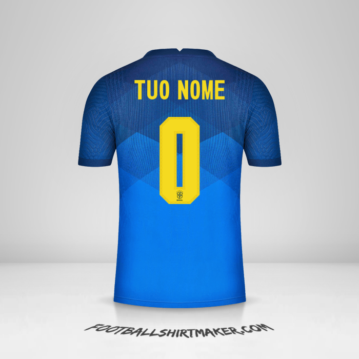 Maglia Brasile 2020/21 II -  tuo nome - 0