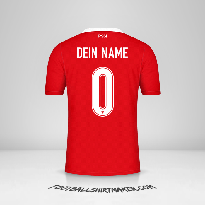 Trikot Indonesien 2020/21 -  dein name - 0