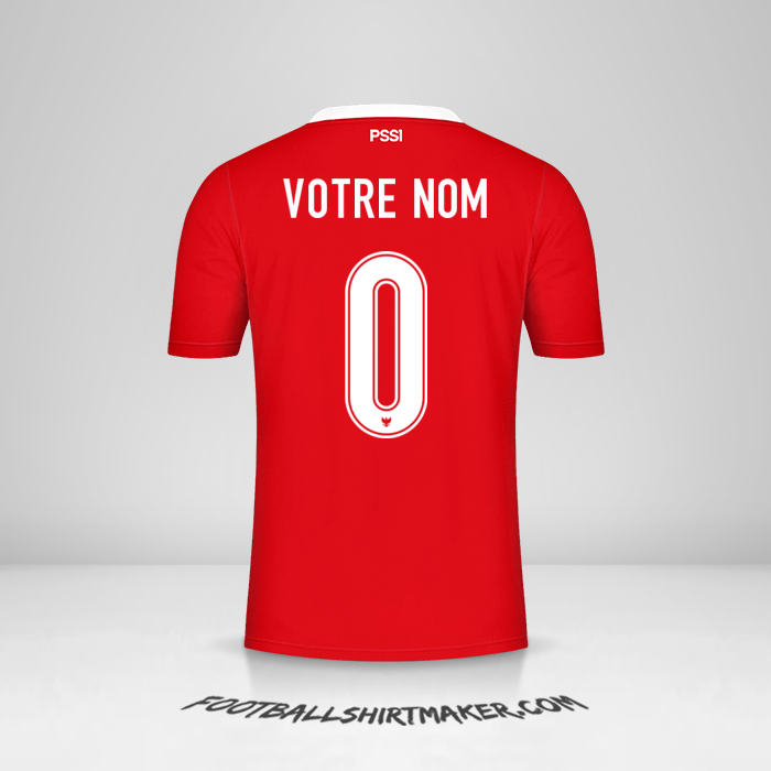 Maillot Indonésie 2020/21 -  votre nom - 0