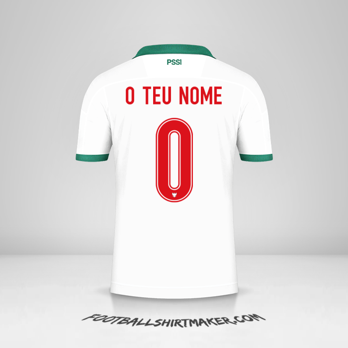 Camisola Indonésia 2020/21 II -  o teu nome - 0