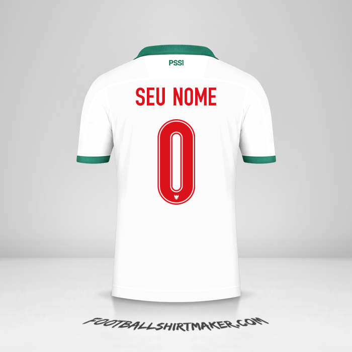 Camisa Indonésia 2020/21 II -  seu nome - 0