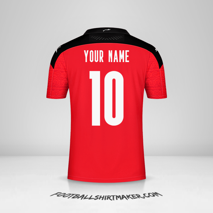 Egypt 2020/2021 jersey number 10 your name