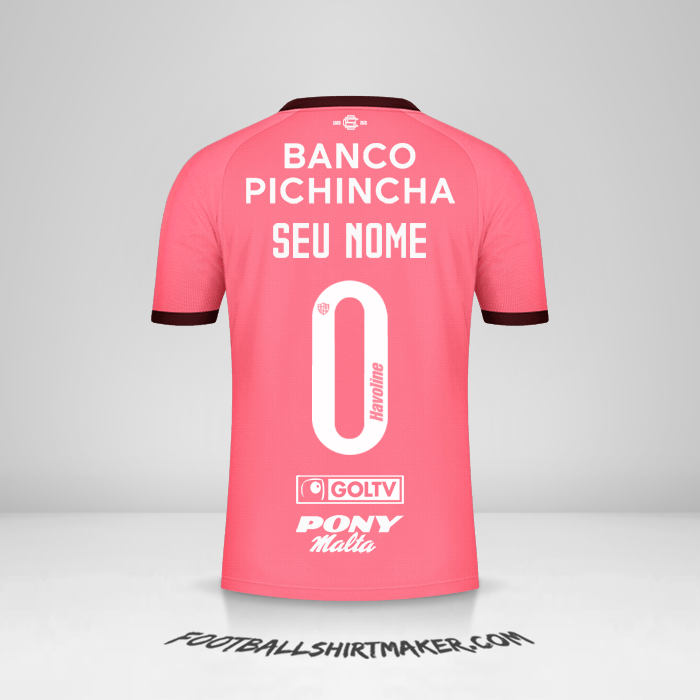 Camisa Barcelona SC 2021 II -  seu nome - 0