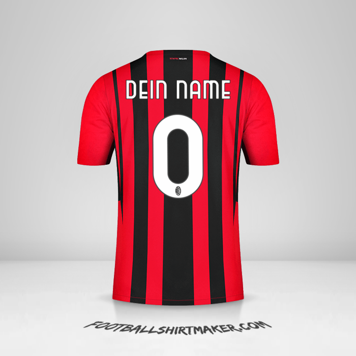 Trikot AC Milan 2021/2022 -  dein name - 0