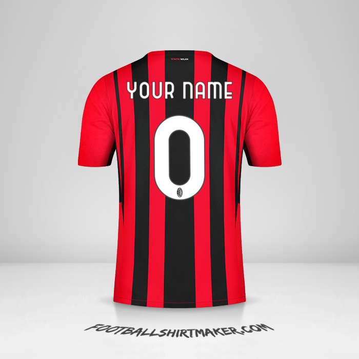 Jersey AC Milan 2021/2022 -  your name - 0