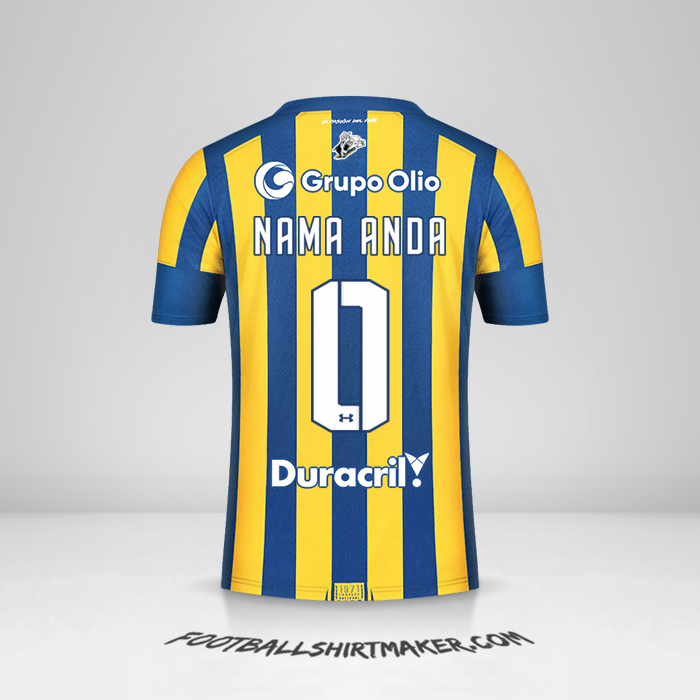 Jersey Rosario Central 2021 -  nama anda - 0