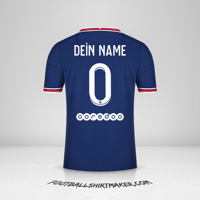 Trikot Paris Saint Germain 2021/2022 -  dein name - 0