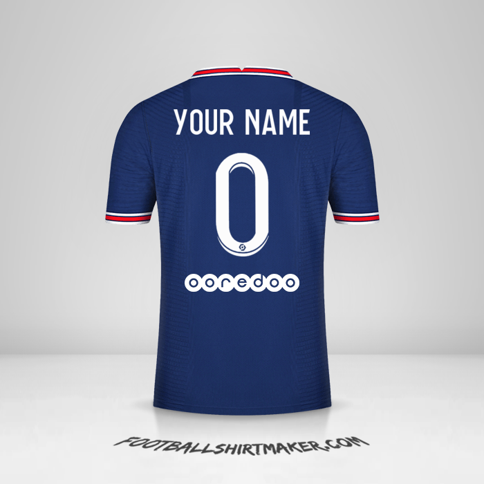 Jersey Paris Saint Germain 2021/2022 -  your name - 0