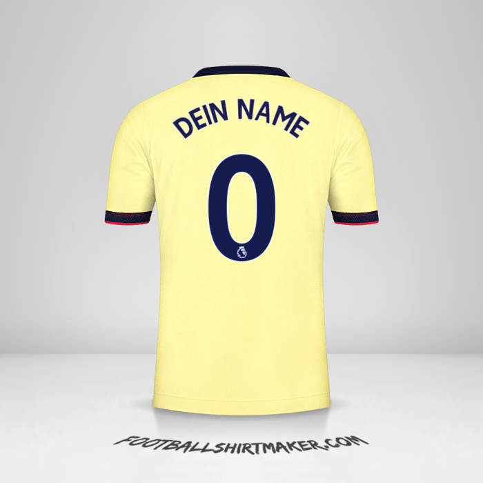 Trikot Arsenal 2021/2022 II -  dein name - 0