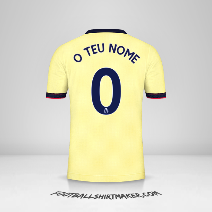 Camisola Arsenal 2021/2022 II -  o teu nome - 0