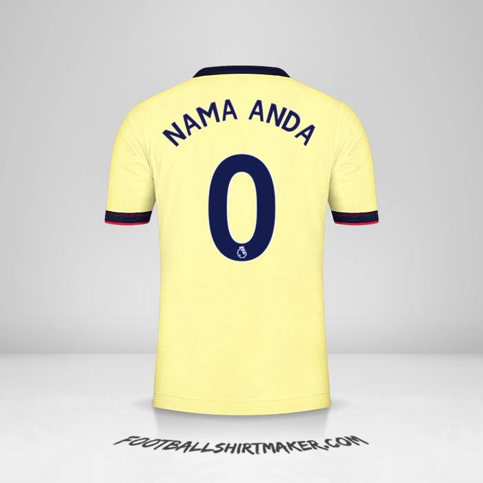 Jersey Arsenal 2021/2022 II -  nama anda - 0