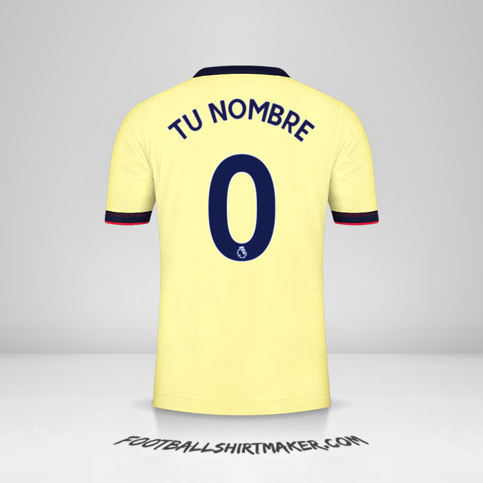 Camiseta Arsenal 2021/2022 II -  tu nombre - 0