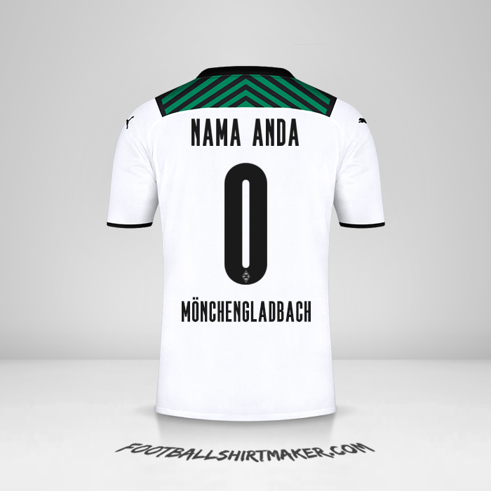 Jersey Borussia Monchengladbach 2021/2022 -  nama anda - 0