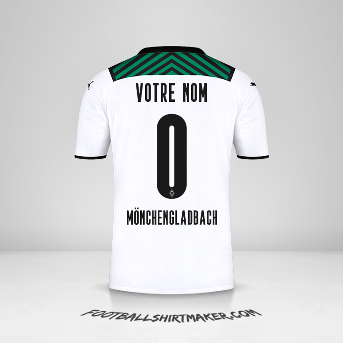 Maillot Borussia Monchengladbach 2021/2022 -  votre nom - 0