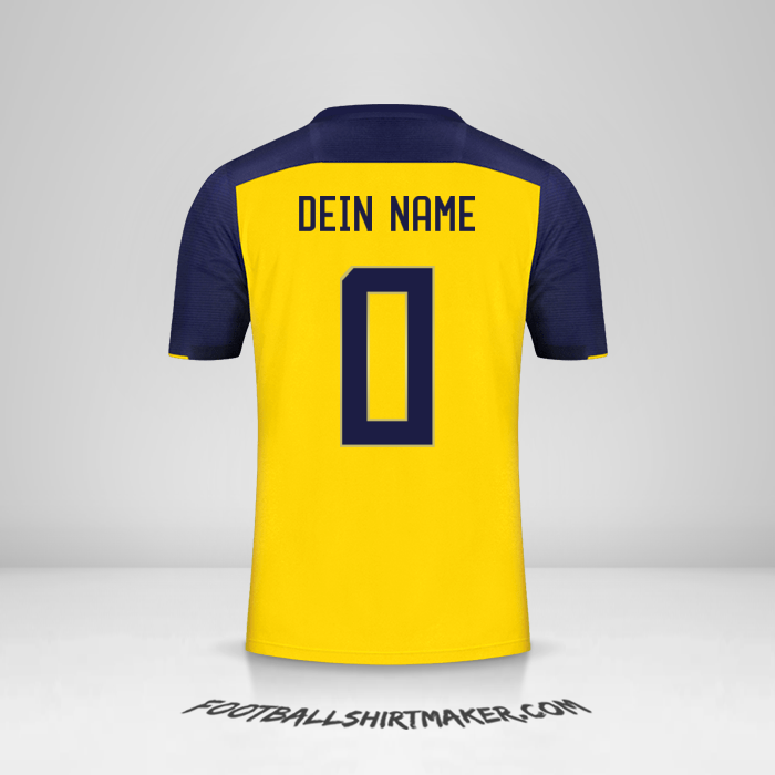 Trikot Ecuador 2020/22 -  dein name - 0