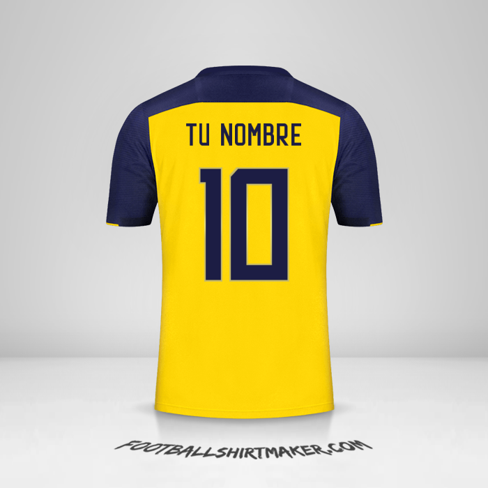 Camiseta Ecuador 2020/22 número 10 tu nombre