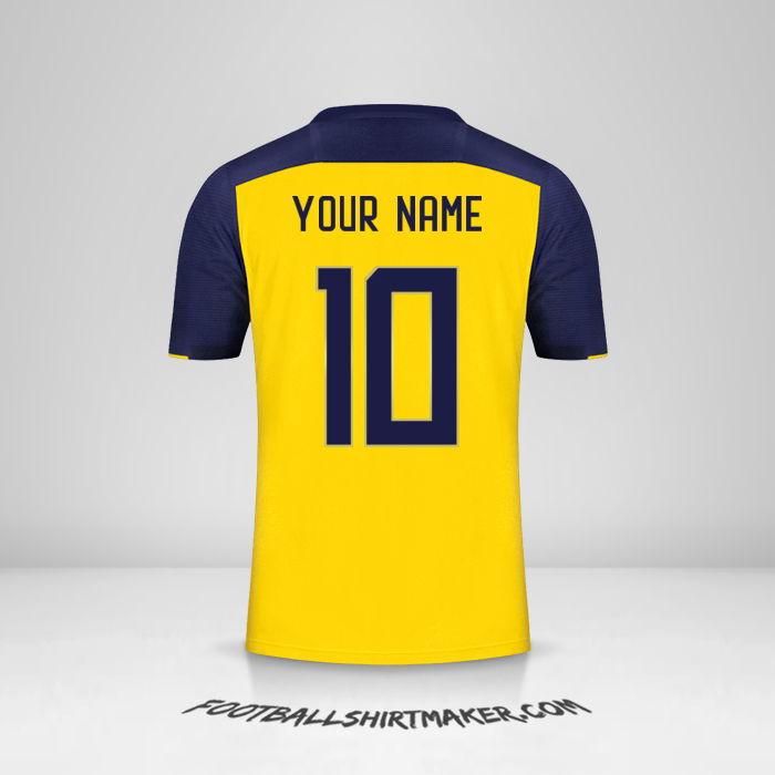 Ecuador 2020/22 shirt number 10 your name