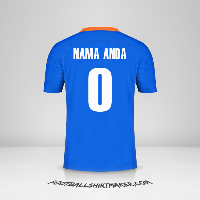 Jersey India 2021 -  nama anda - 0