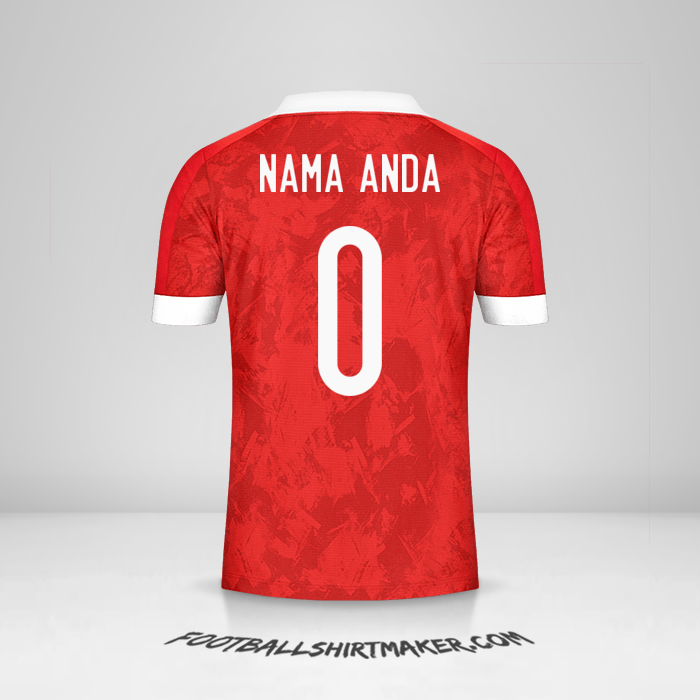 Jersey Rusia 2020/2021 -  nama anda - 0