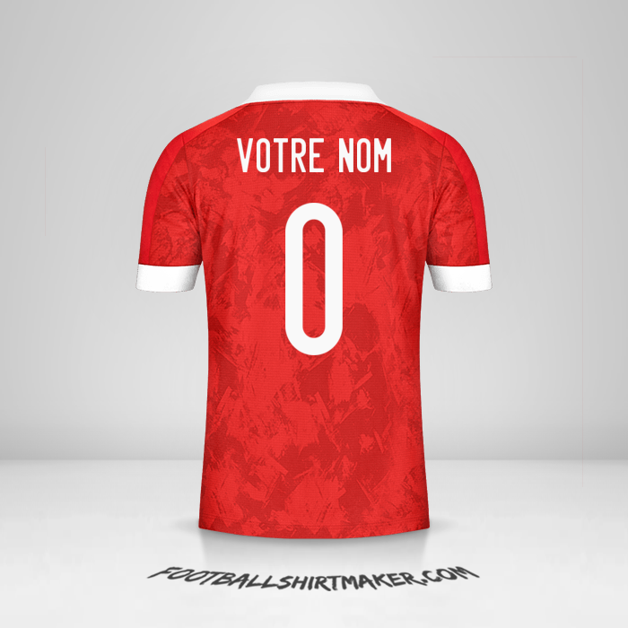 Maillot Russie 2020/2021 -  votre nom - 0