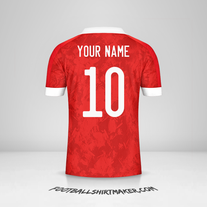 Russia 2020 2021 jersey. Create jersey with your name and number