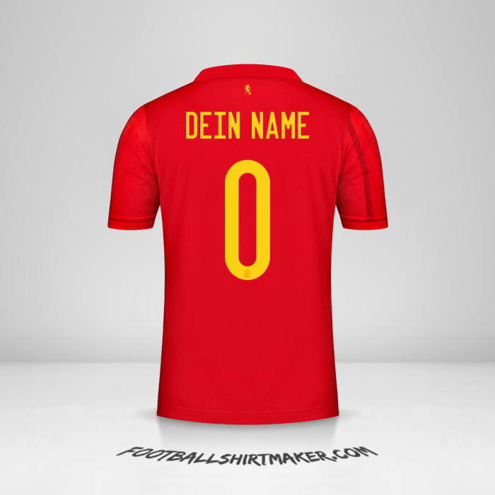 Trikot Spanien 2020/2021 -  dein name - 0