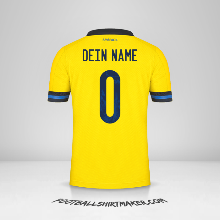 Trikot Schweden 2020/2021 -  dein name - 0