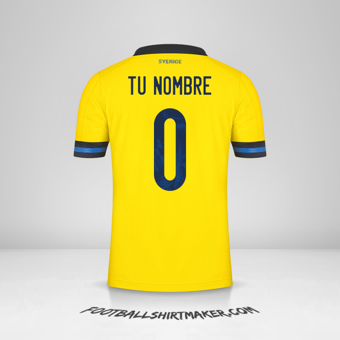 Jersey Suecia 2020/2021 -  tu nombre - 0