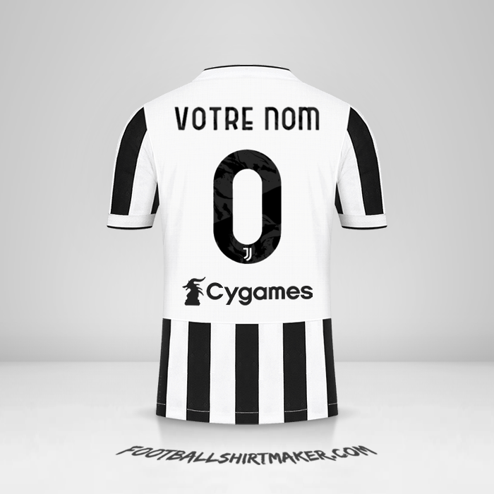 Maillot Juventus FC 2021/2022 -  votre nom - 0