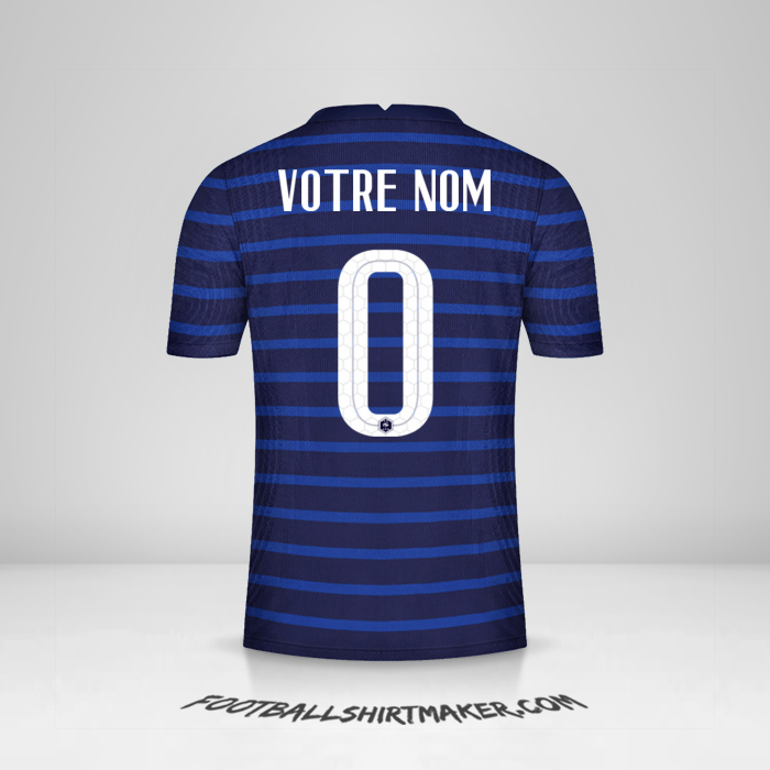 Maillot France 2020/2021 -  votre nom - 0