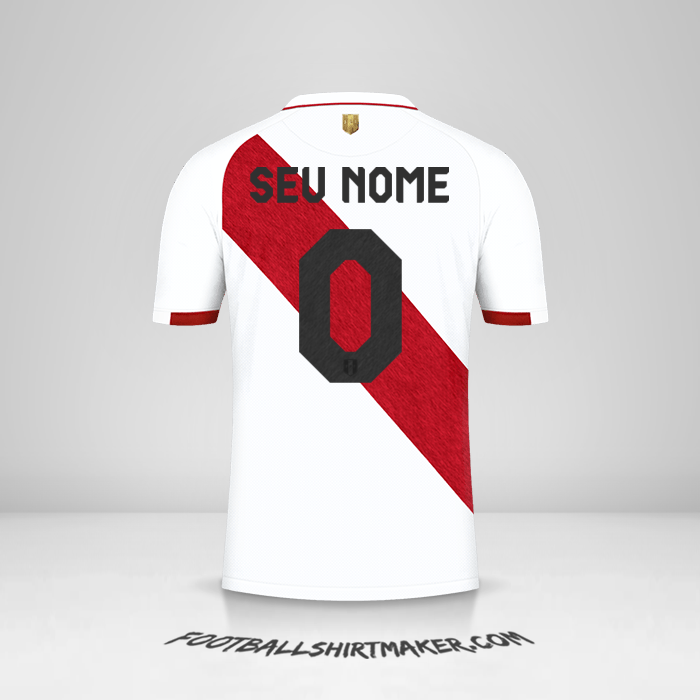 Camisa Peru 2020/2021 -  seu nome - 0