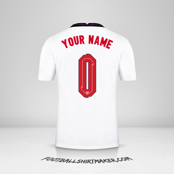 Shirt England 2020/2021 -  your name - 0