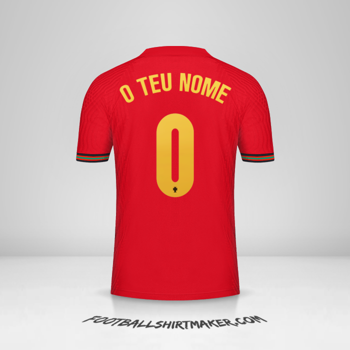 Camisola Portugal 2020/2021 -  o teu nome - 0