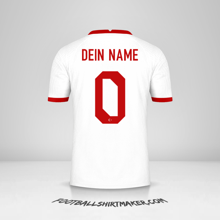 Trikot Türkei 2020/2021 -  dein name - 0