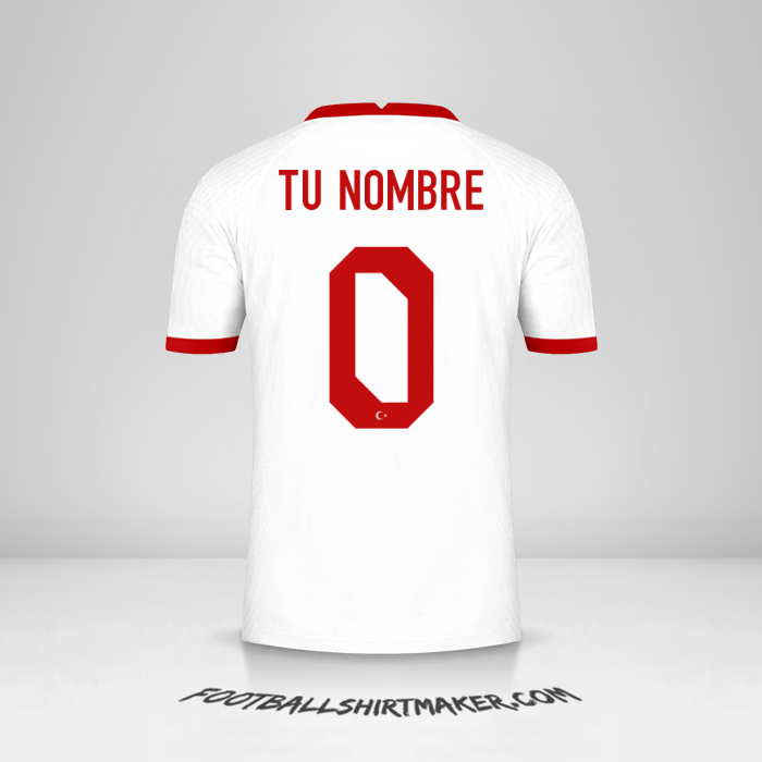 Jersey Turquia 2020/2021 -  tu nombre - 0