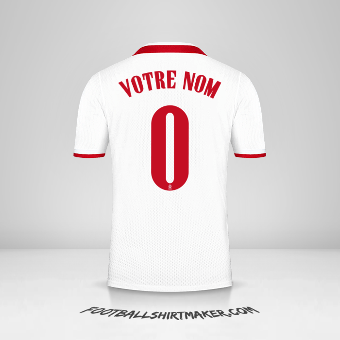 Maillot Pologne 2020/2021 -  votre nom - 0