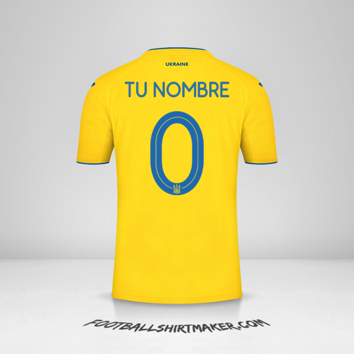 Jersey Ucrania 2020 -  tu nombre - 0