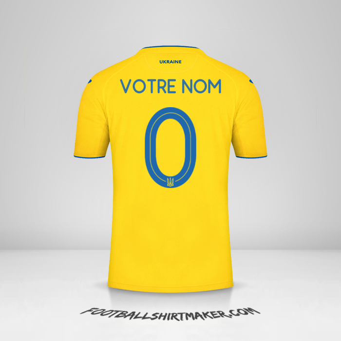 Maillot Ukraine 2020 -  votre nom - 0