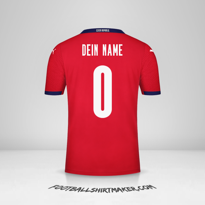 Trikot Tschechien 2020/2021 -  dein name - 0