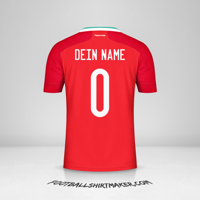 Trikot Ungarn 2020/2021 -  dein name - 0