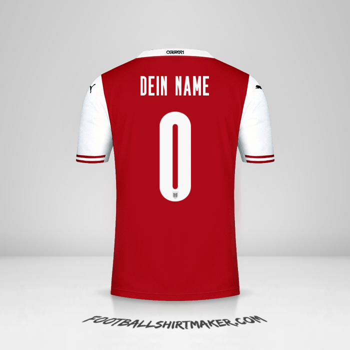 Trikot Österreich 2020/2021 -  dein name - 0