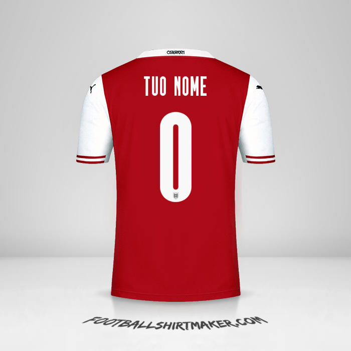 Maglia Austria 2020/2021 -  tuo nome - 0