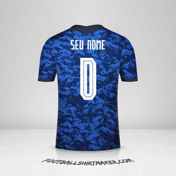 Camisa Eslováquia 2020/2021 -  seu nome - 0