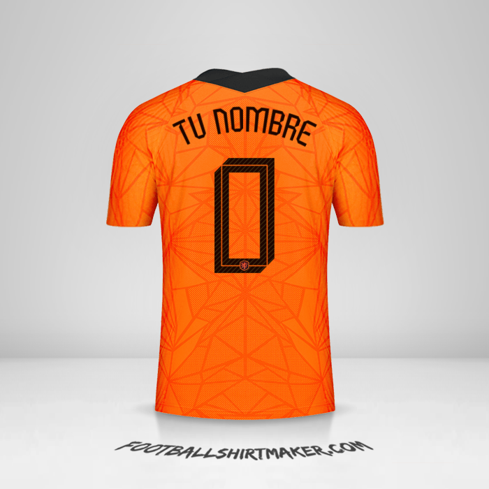 Jersey Paises Bajos 2020/2021 -  tu nombre - 0