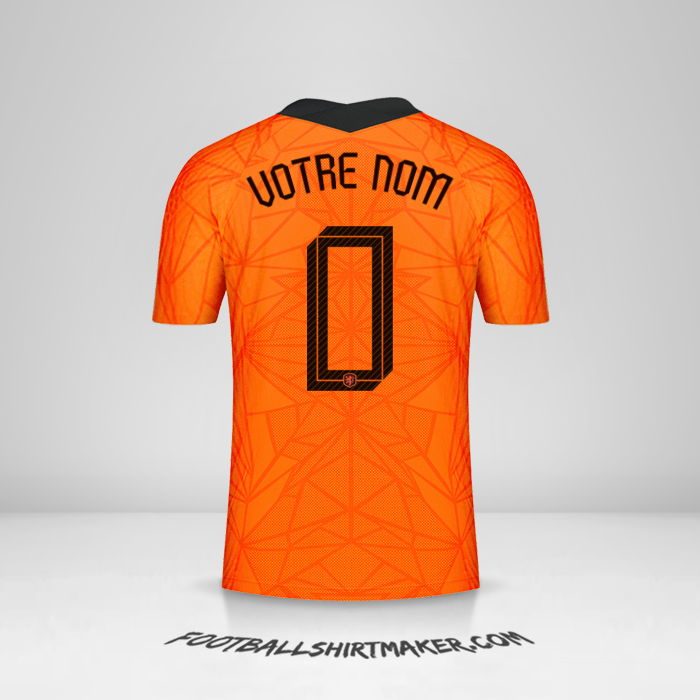 Maillot Pays-Bas 2020/2021 -  votre nom - 0