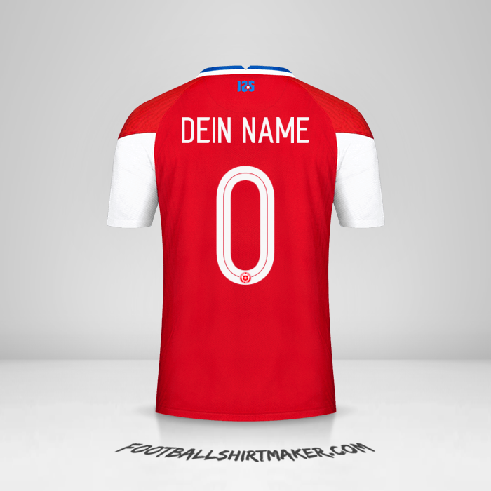 Trikot Chile 2020/2021 -  dein name - 0