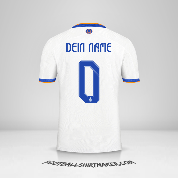 Trikot Real Madrid CF 2021/2022 Cup -  dein name - 0