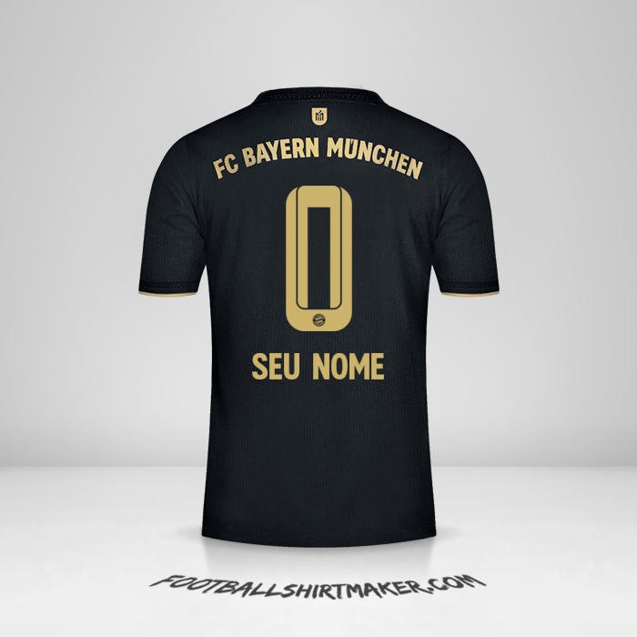 Camisa FC Bayern Munchen 2021/2022 II -  seu nome - 0