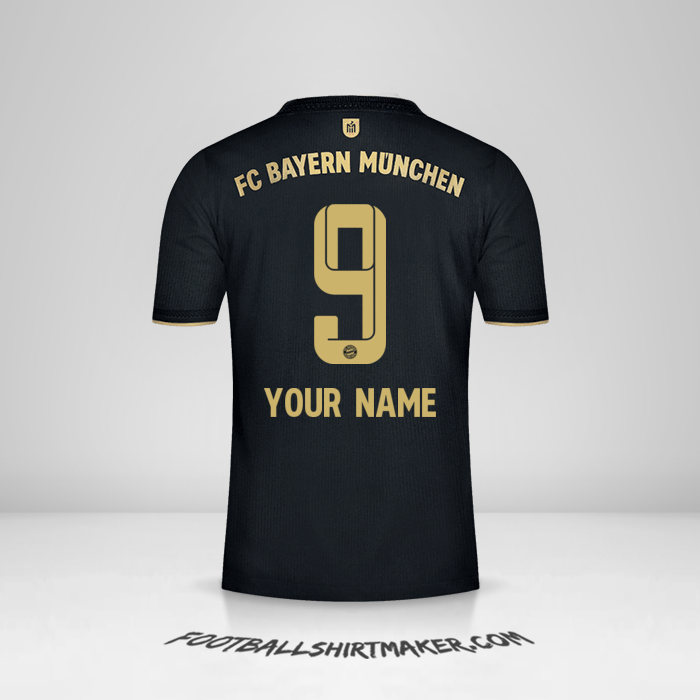 FC Bayern Munchen 2021/2022 II jersey number 9 your name